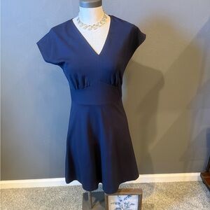 Kate Spade Midnight Blue Midi Dress